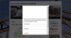 Desktop Screenshot of habitatricecounty.org